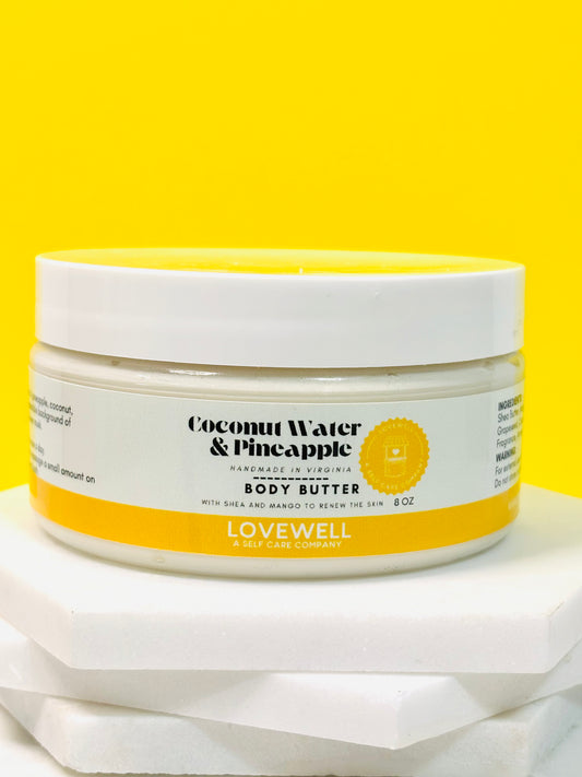Coconut Water + Pineapple Body Butter