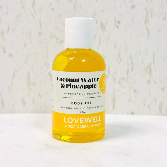 Coconut Water + Pineapple Body Oil