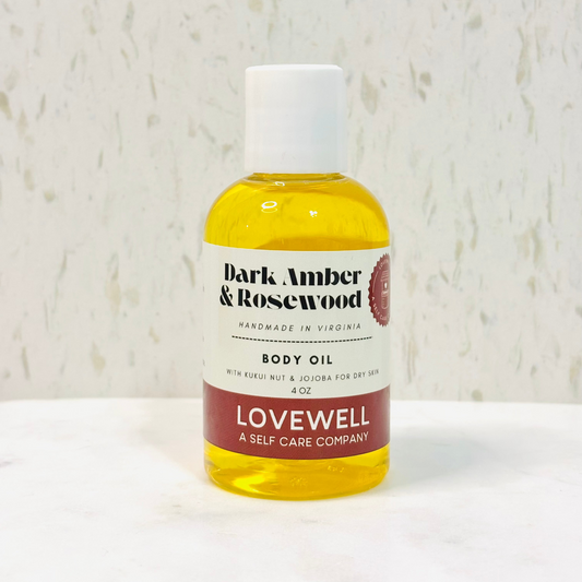 Dark Amber + Rosewood Body Oil